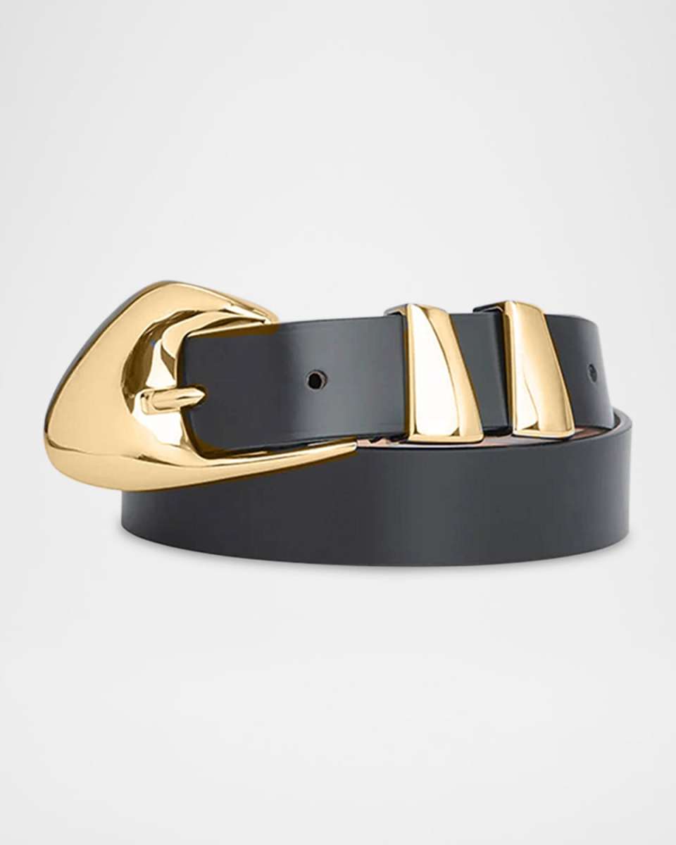 Moore Semi Patent Leather Belt